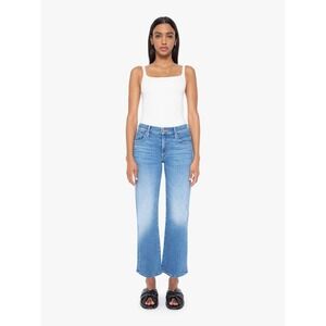 MOTHER The Rambler Zip Ankle Wash Denim Jeans Size 32